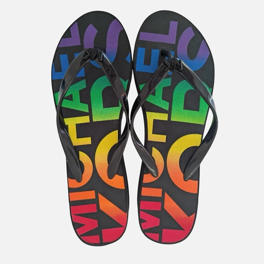 NEW Michael Kors Bedford Flip Flops Sandals